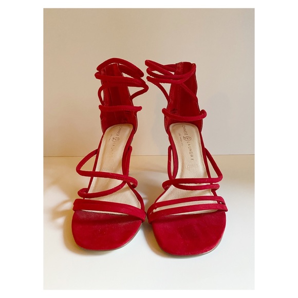 ❌❌SOLD❌❌Chinese Laundry Sheena Red Heels NWOT - Picture 12 of 13